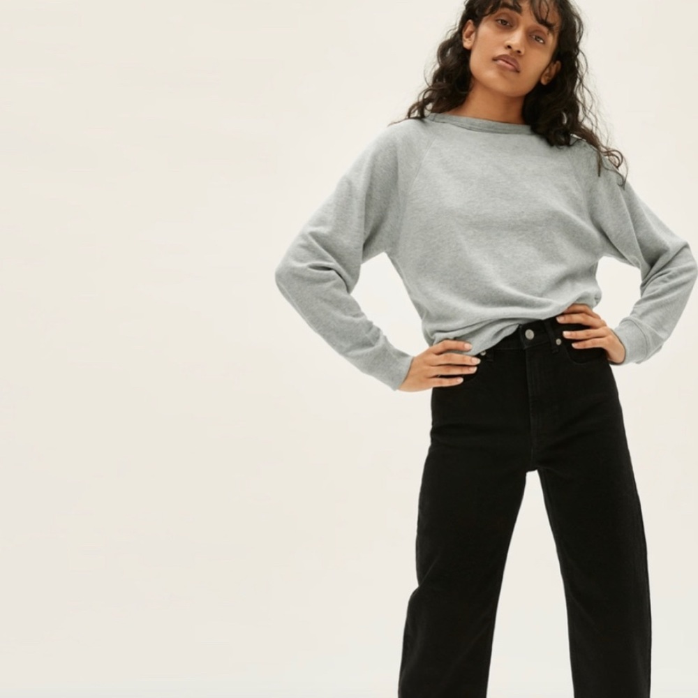 Everlane light French terry sweatshirt